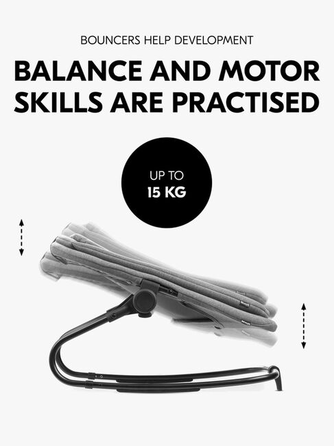 Hauck 3-i-1 Skråstol til Højstol, Dark Grey Melange