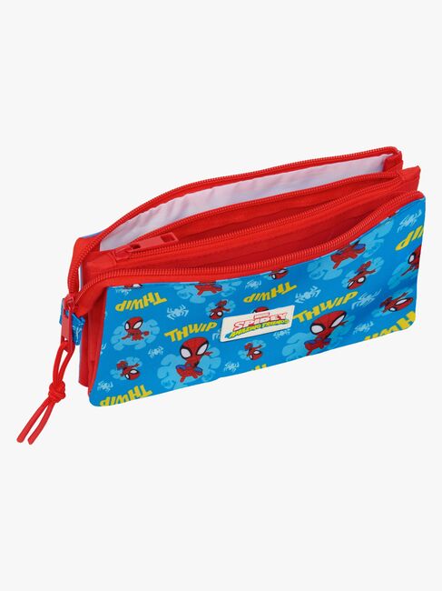 Spidey And His Amazing Friends Penalhus med 3 Rum, Blå