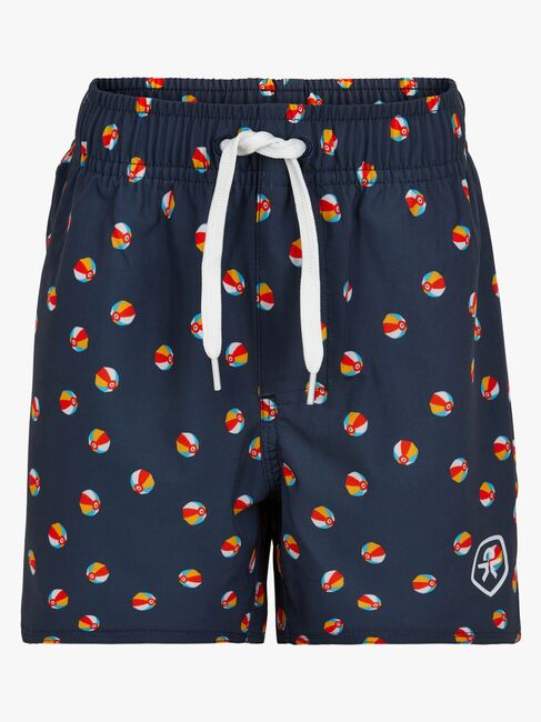 Color Kids Badeshorts, Rød/Blå/Mønstret