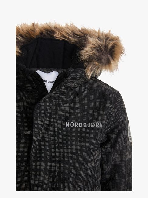 Nordbjørn Frej Reflekterende Flyverdragt, Camo Dots Black