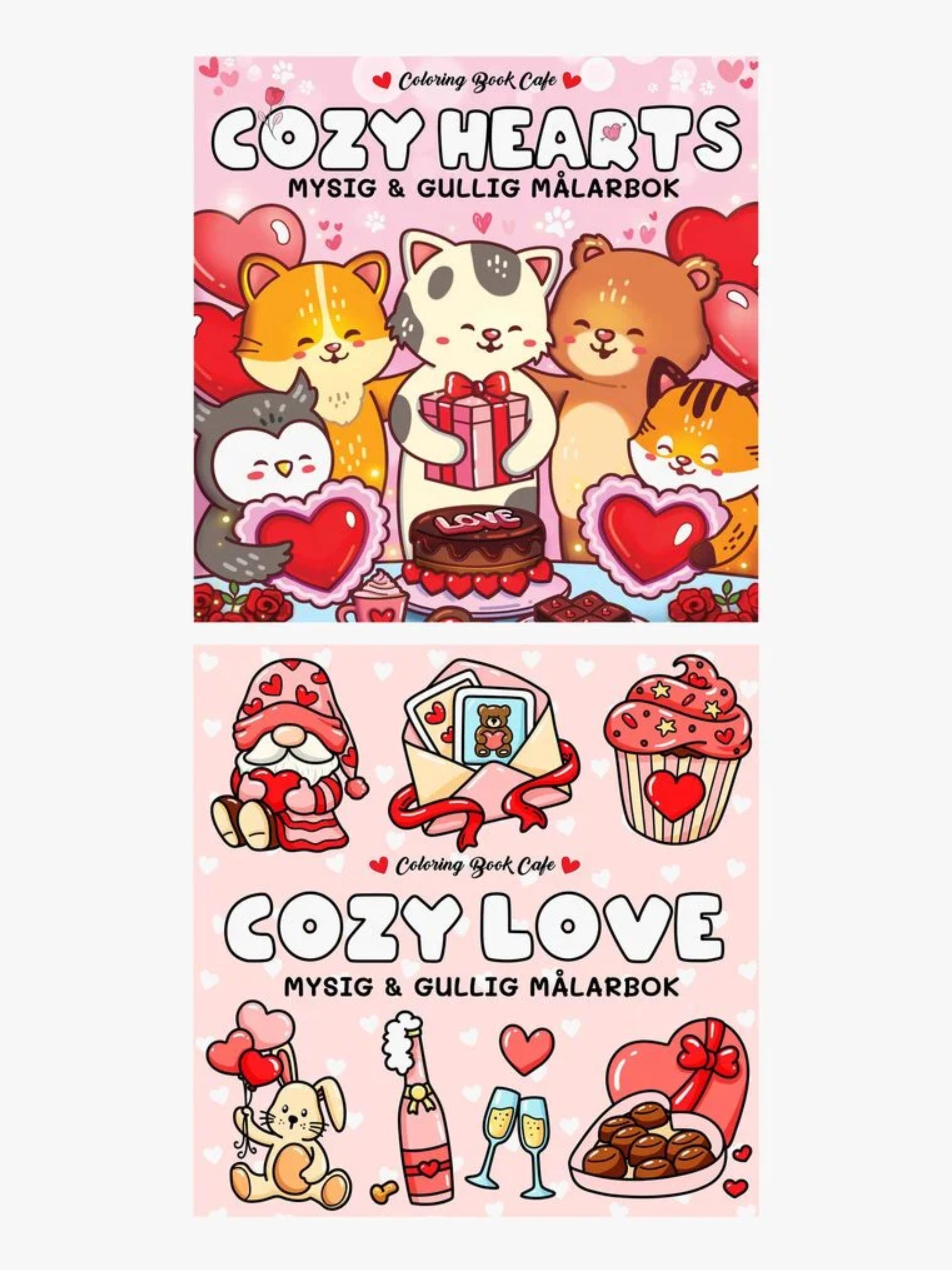 Cozy Malebogssæt Hearts