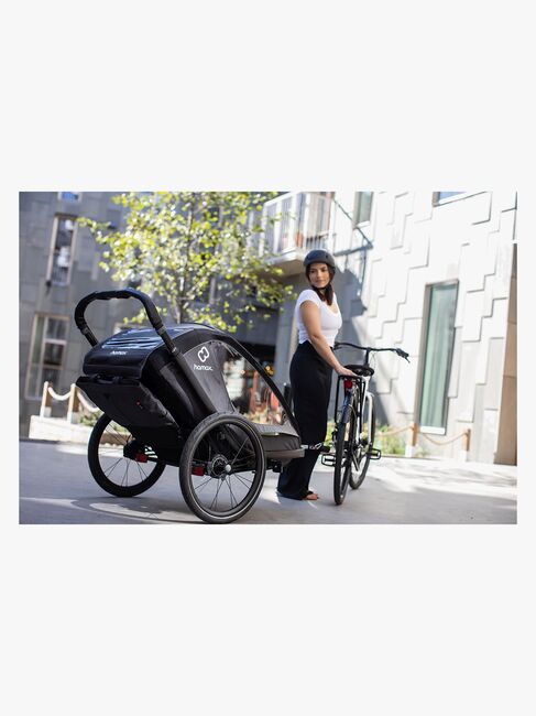 Hamax Cocoon Cykelanhænger, Grey/Black