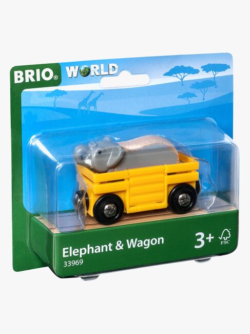 BRIO World 33969 Elefant Og Vogn