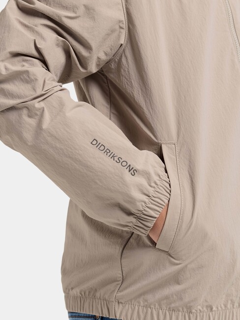Didriksons Jasper Vindtæt Friluftsjakke, Beach beige