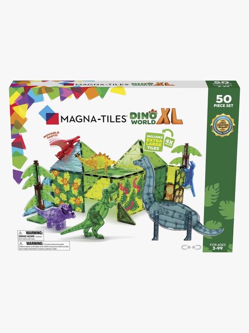 MAGNA-TILES Dinosaurverden XL Byggesæt 50 Dele