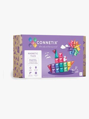 Connetix Magnetiske Byggeklodser Pastel Startsæt 64 Dele
