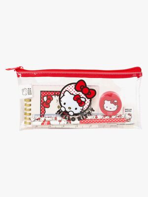 Hello Kitty Penalhus med Skrivesæt, Pink