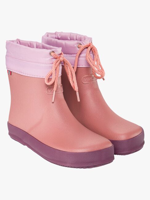 Viking Alv Barefoot Gummistøvler, Pink
