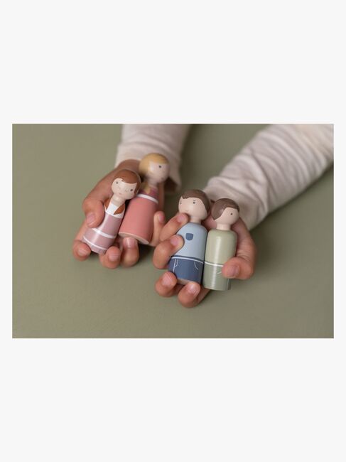 Little Dutch Dukkesæt til Dukkehus, Familien Rosa