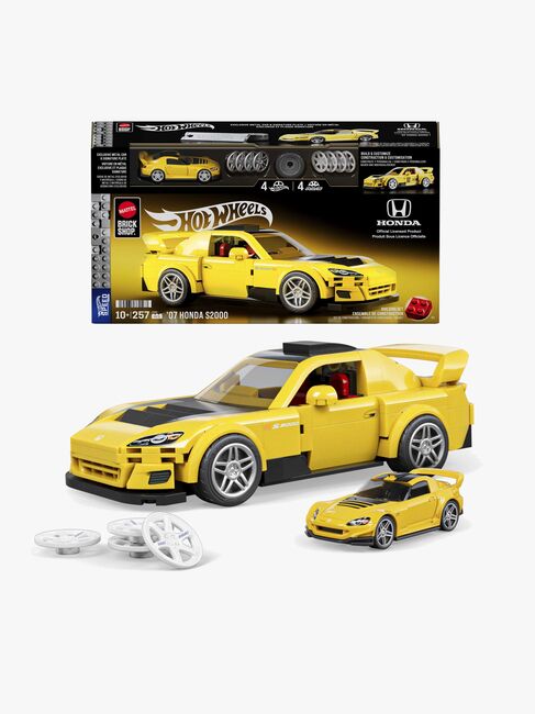 Mattel Brick Shop Hot Wheels Byggesæt Speed Series '07 Honda S2000