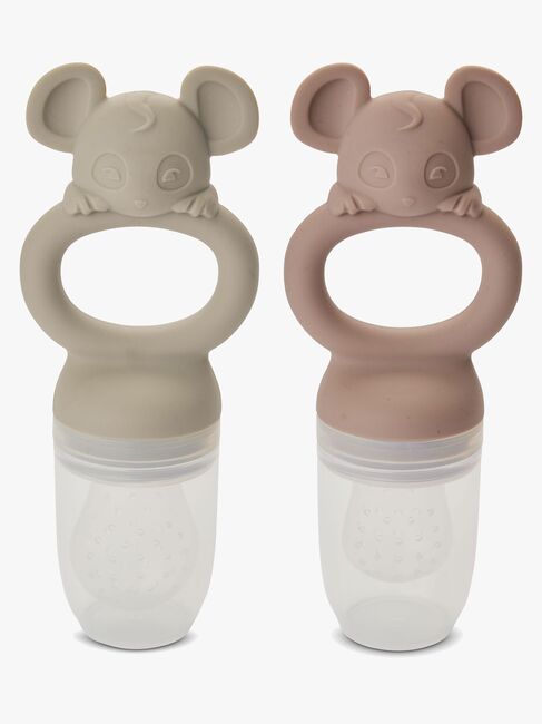 nuuroo Lauge Madsutter 2-pak, Woodrose/Cobblestone