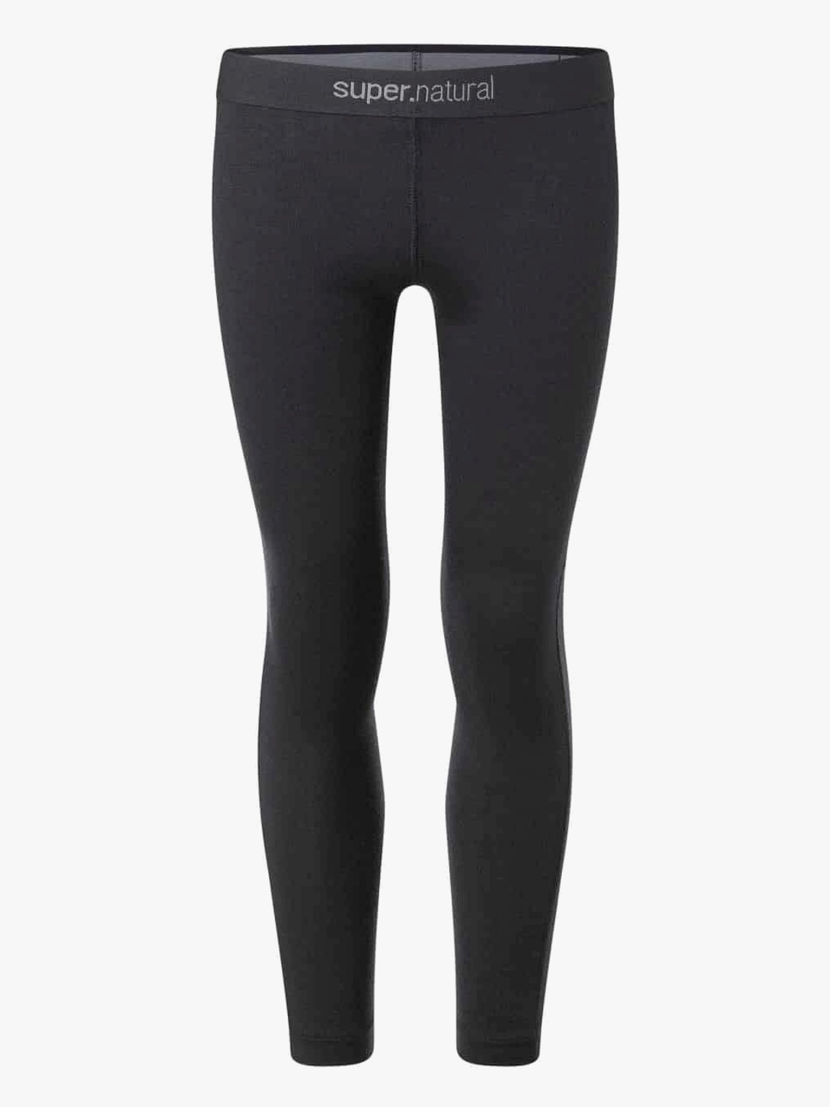 Super.natural Arctic Skiunderbukser Merinomix, Jet Black, 152