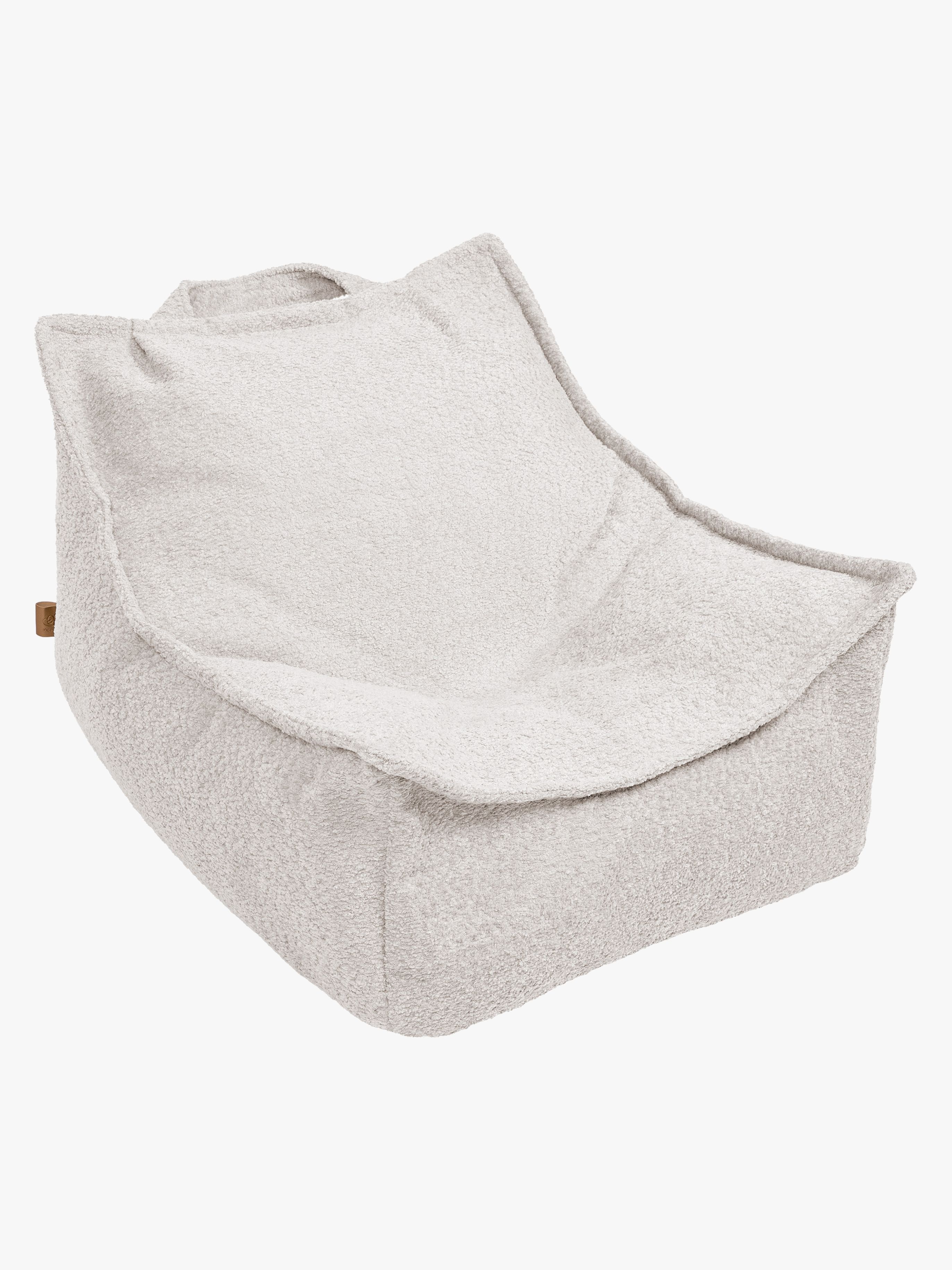 Meowbaby Boucle Sækkestol, Champagne Ecru, Børnemøbler, Indretning børneværelse