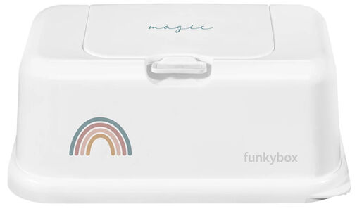 Funkybox Opbevaring til Vådservietter Rainbow