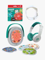 TIMIO Tilbehør og Skivepakke, Tal, Dyr, Former & Frugter