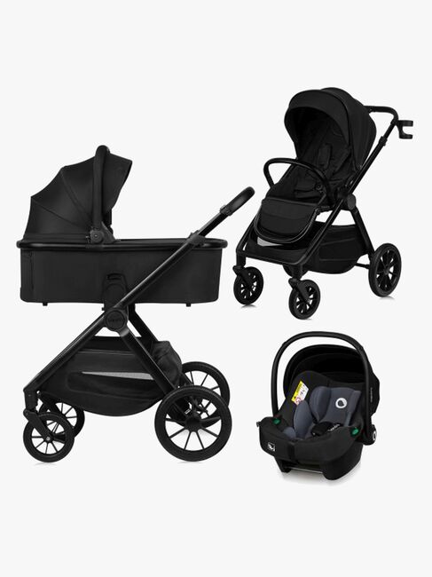 Lionelo Layla 3-in-1 Kombivogn, Black Onyx