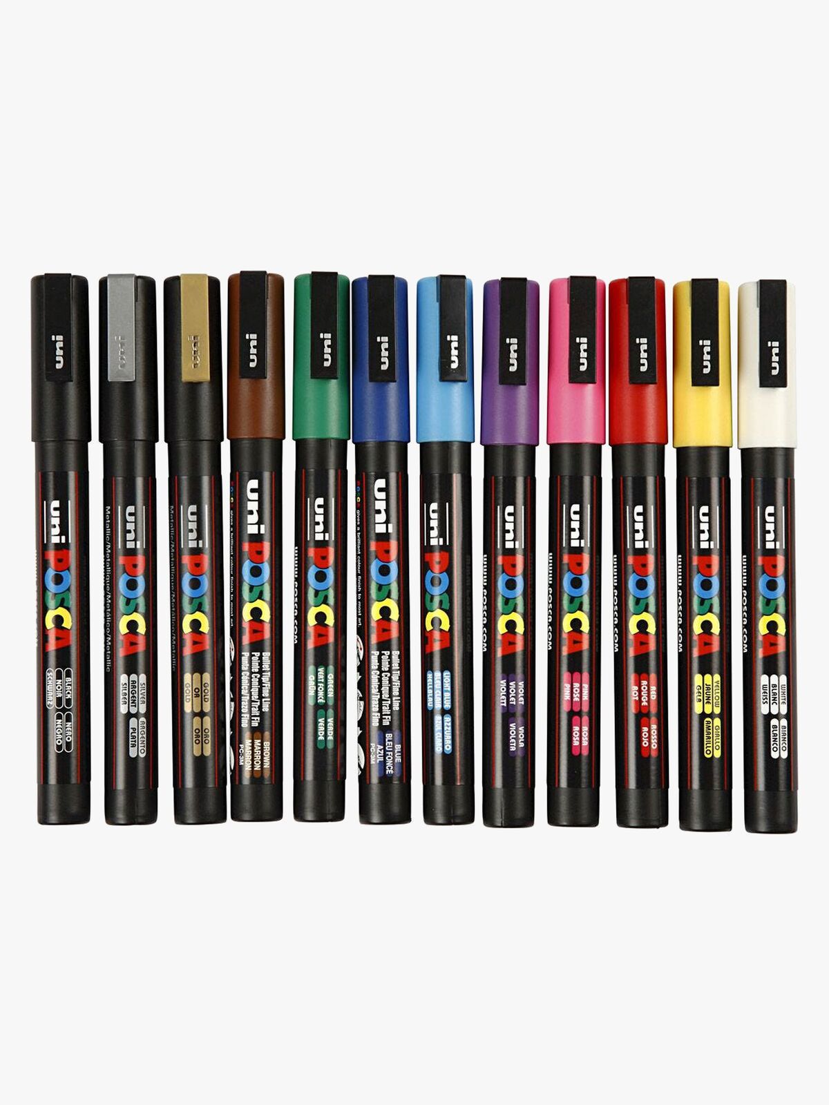 Posca Marker Blandede Farver 12 stk.