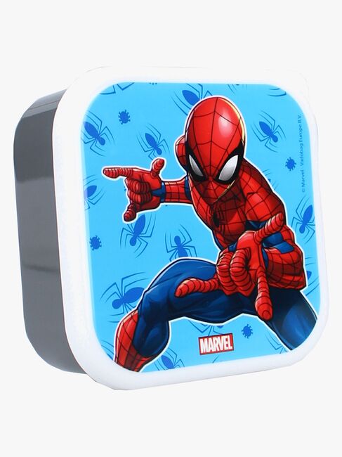 Marvel Spider-Man 3 in 1 Madkasse Let's Eat!, Navy