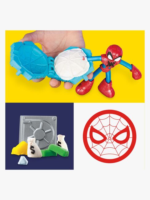 Play-Doh Spider-Man Launch And Slice Battle Legesæt