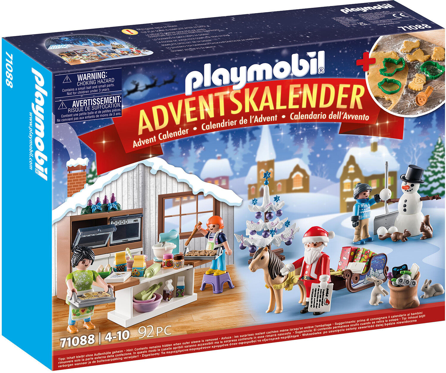 Tante fisk og skaldyr Forfærdeligt Køb Playmobil 71088 Christmas Baking Julekalender | Jollyroom