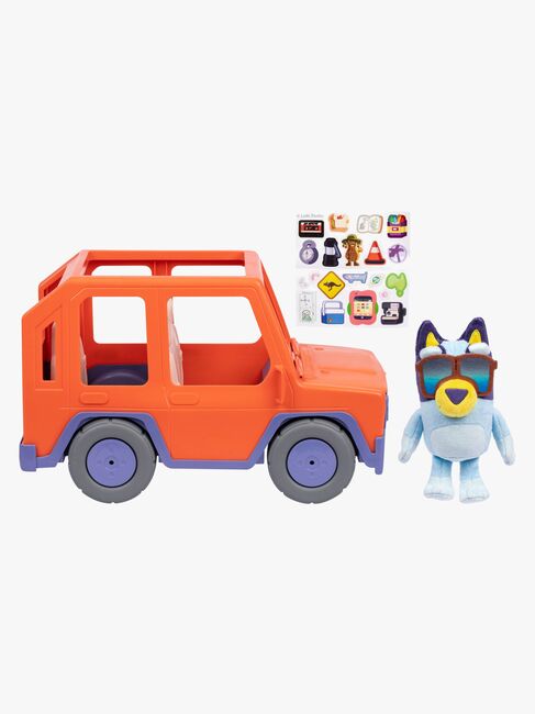 Bluey Heeler Bil med Bluey Bamse