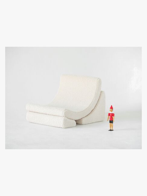 Wigiwama Måne Lænestol, Cream White