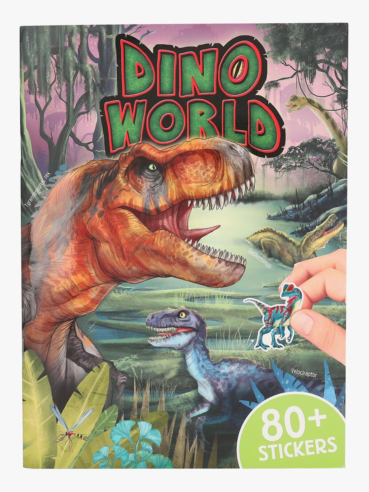 Dino World Kreabog med Skumklistermærker