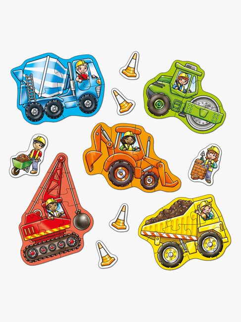 Orchard Toys Puslespil Store Køretøjer 5-i-1