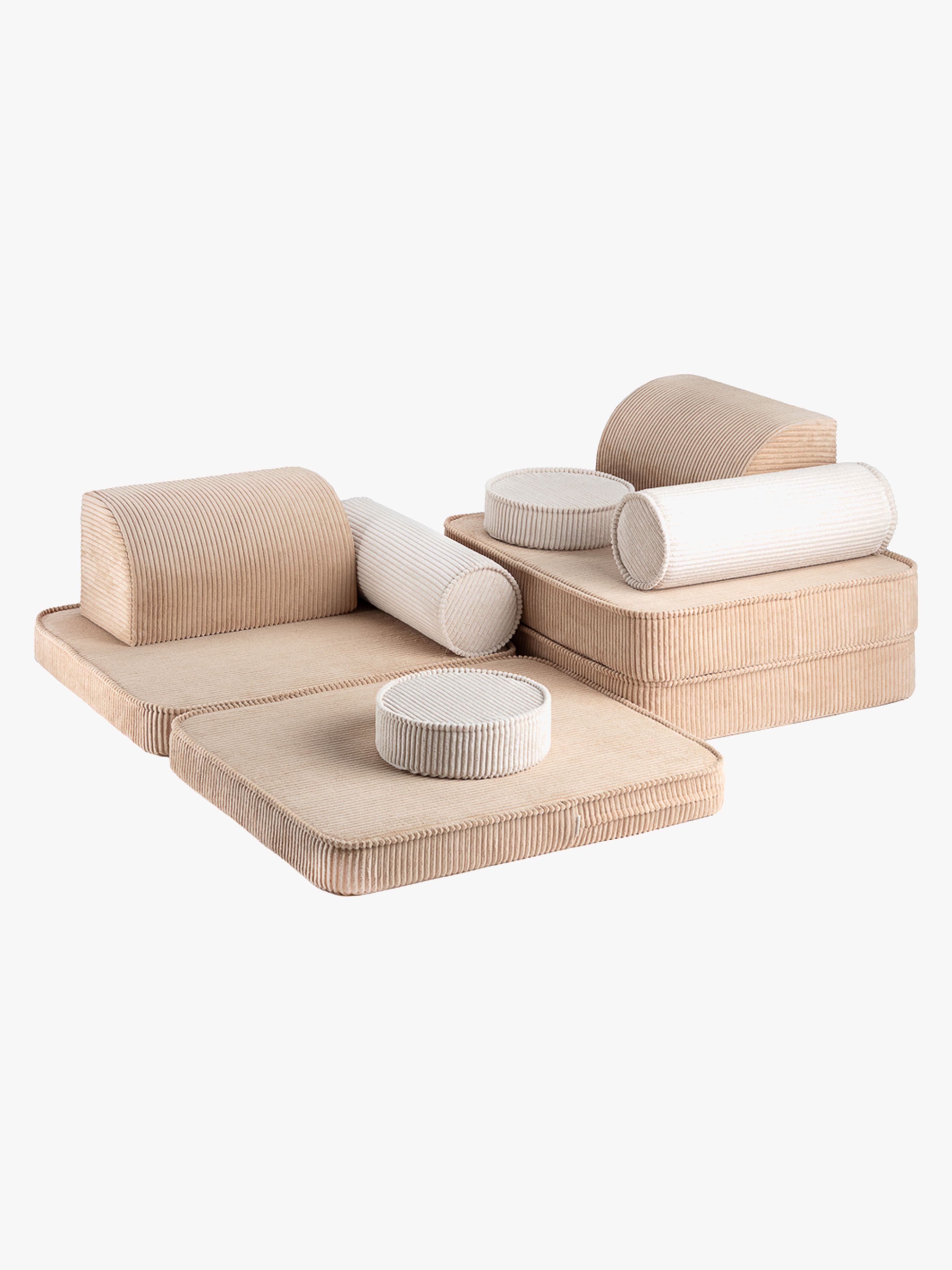 Wigiwama Play Bygbar Sofa 78x132 cm, Brown Sugar, Børnemøbler, Indretning børneværelse