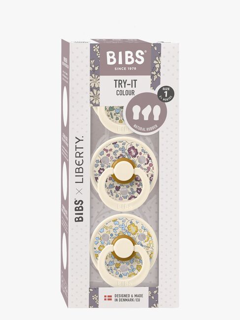 BIBS Try-it Colour Sut 3-Pak Str. 1, Liberty/Eloise