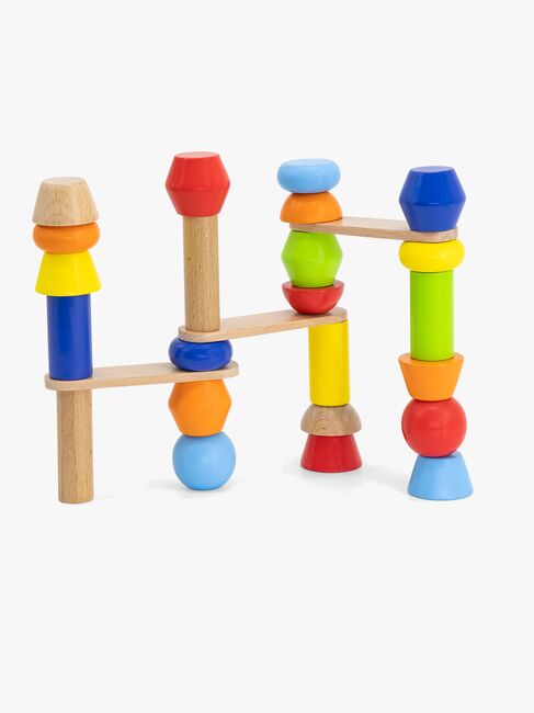 VIGA Træklodser Spil Byggetårn