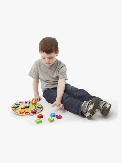 Melissa & Doug Træpuslespil Lær Klokken 