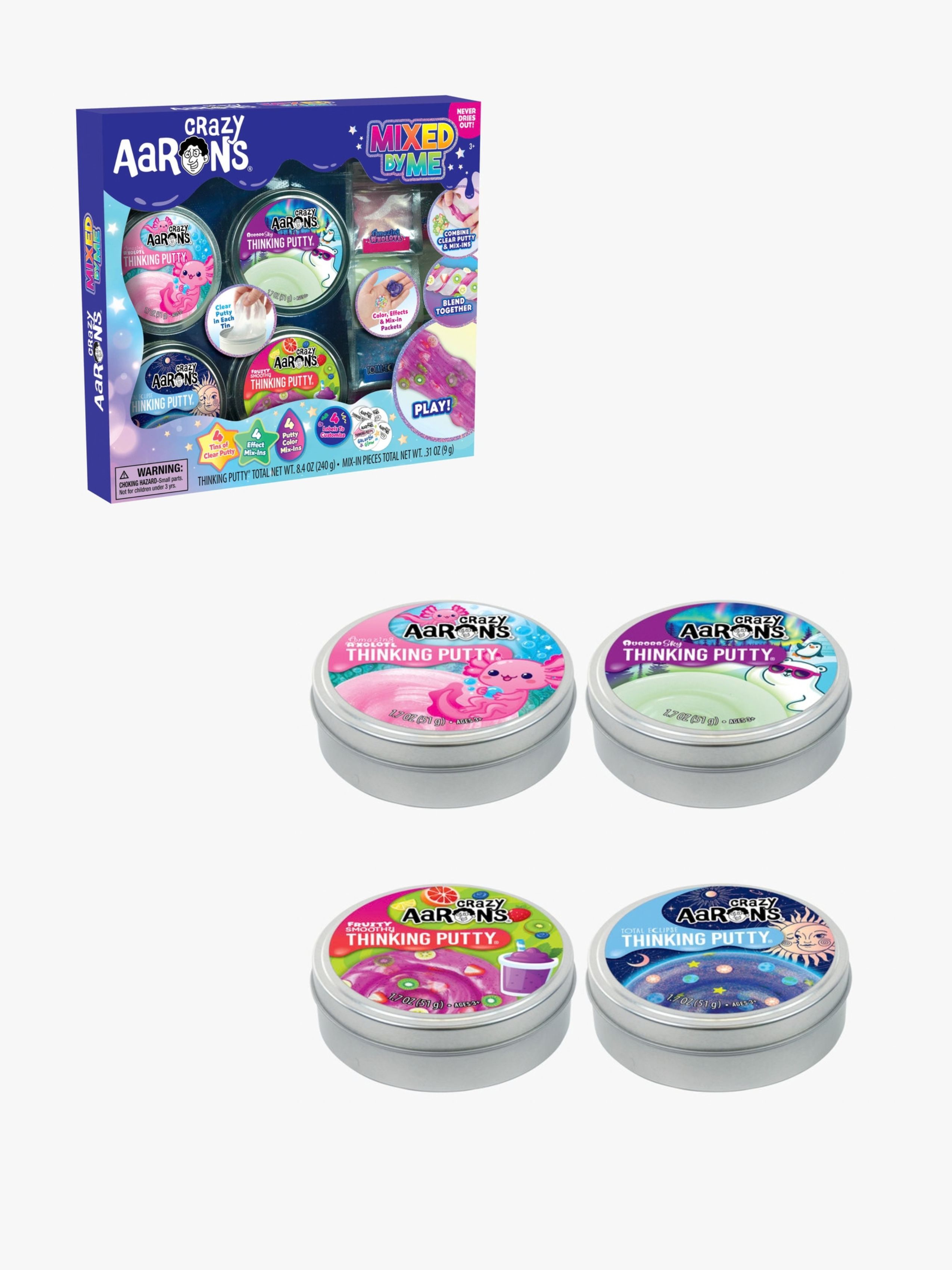 Crazy Aarons Thinking Putty Slim Gavesæt
