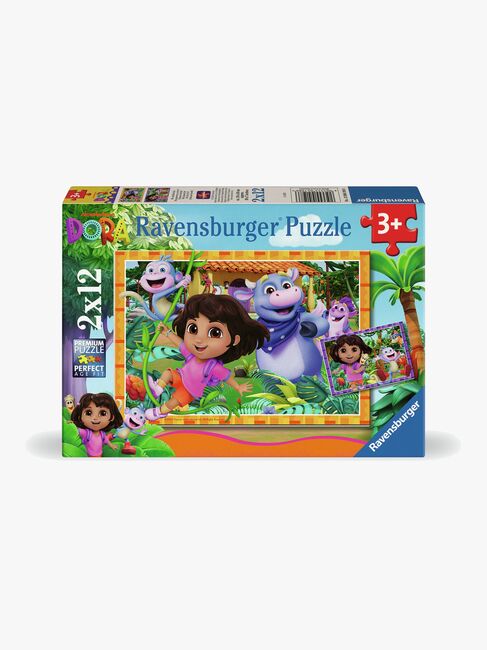 Ravensburger Dora Udforskeren Puslespil 2x12 Brikker