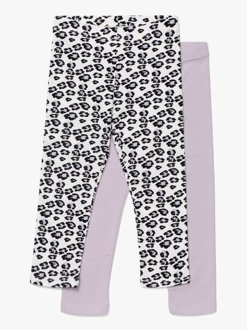 Luca & Lola Alberta ¾ Leggings 2-pak, Grey Melange