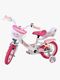 Volare Unicorn Cykel 12 Tommer, Hvid