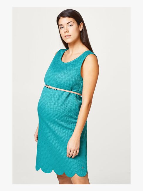 ESPRIT Jacquard Kjole, Evergreen