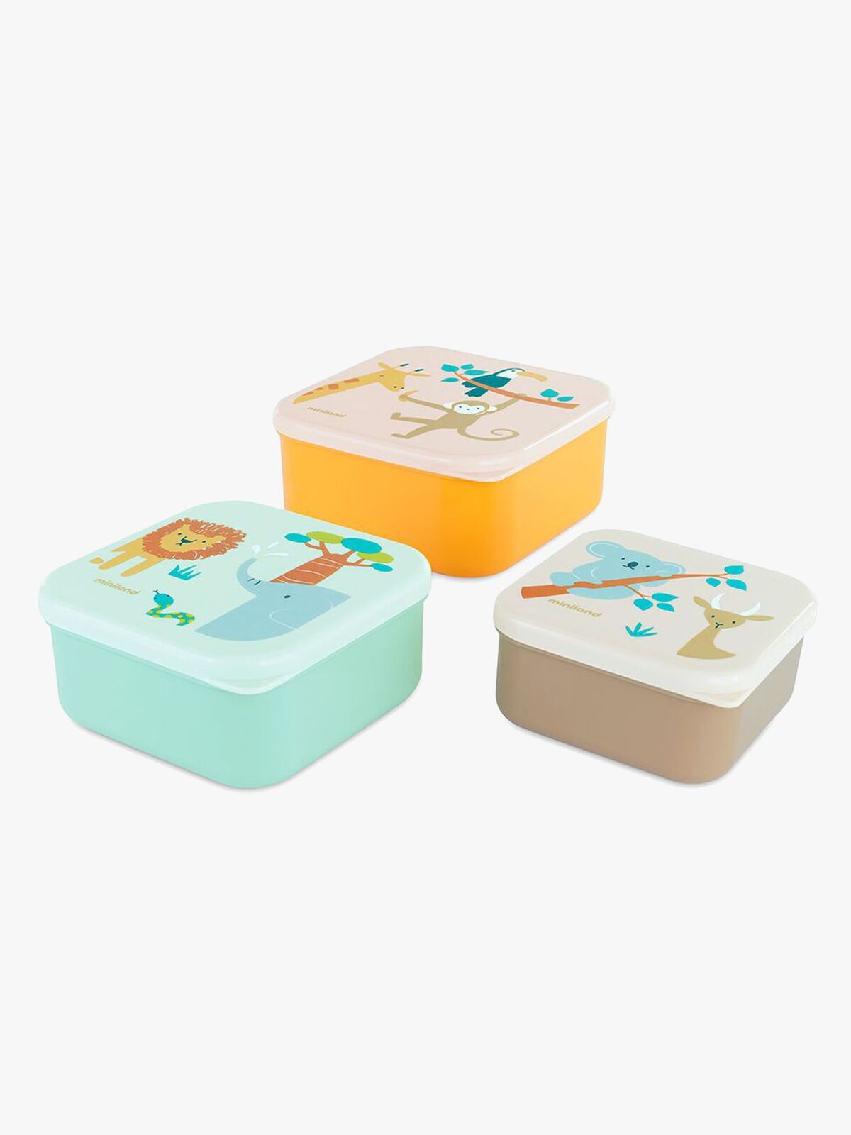 Miniland Madkasse 3-pak, Jungle