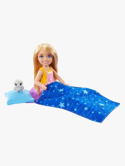 Barbie Camping Chelsea Modedukke, Blond
