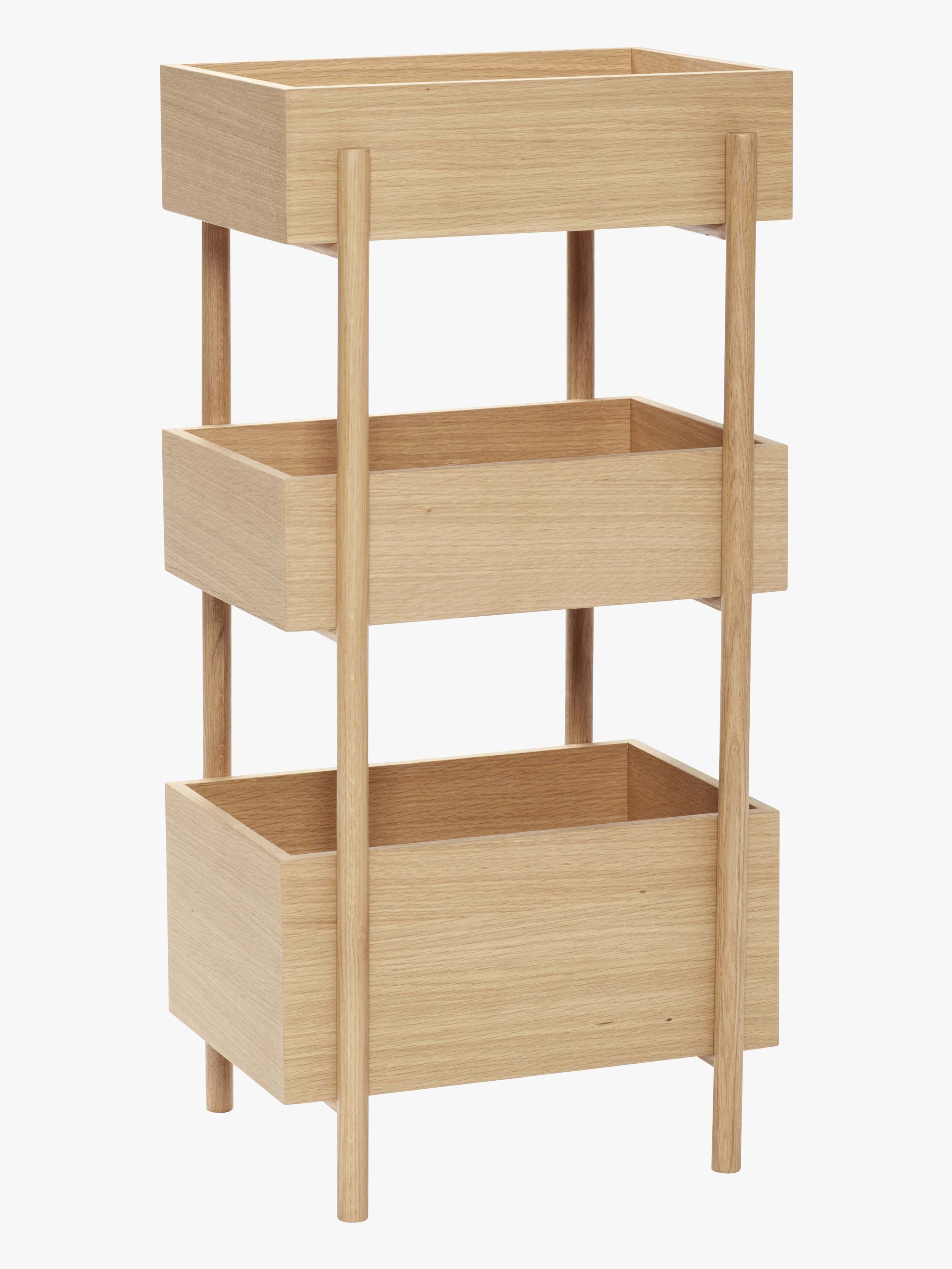 Hübsch Opbevaringshylde Table, Natural