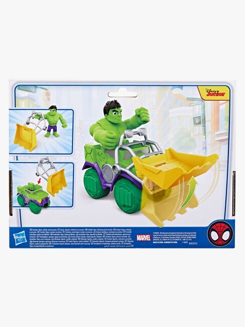 Spidey And His Amazing Friends Figur med Transportmiddel Hulk Truck