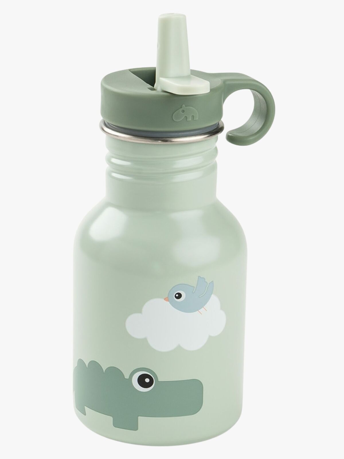 Done By Deer Playground Metalflaske, Green