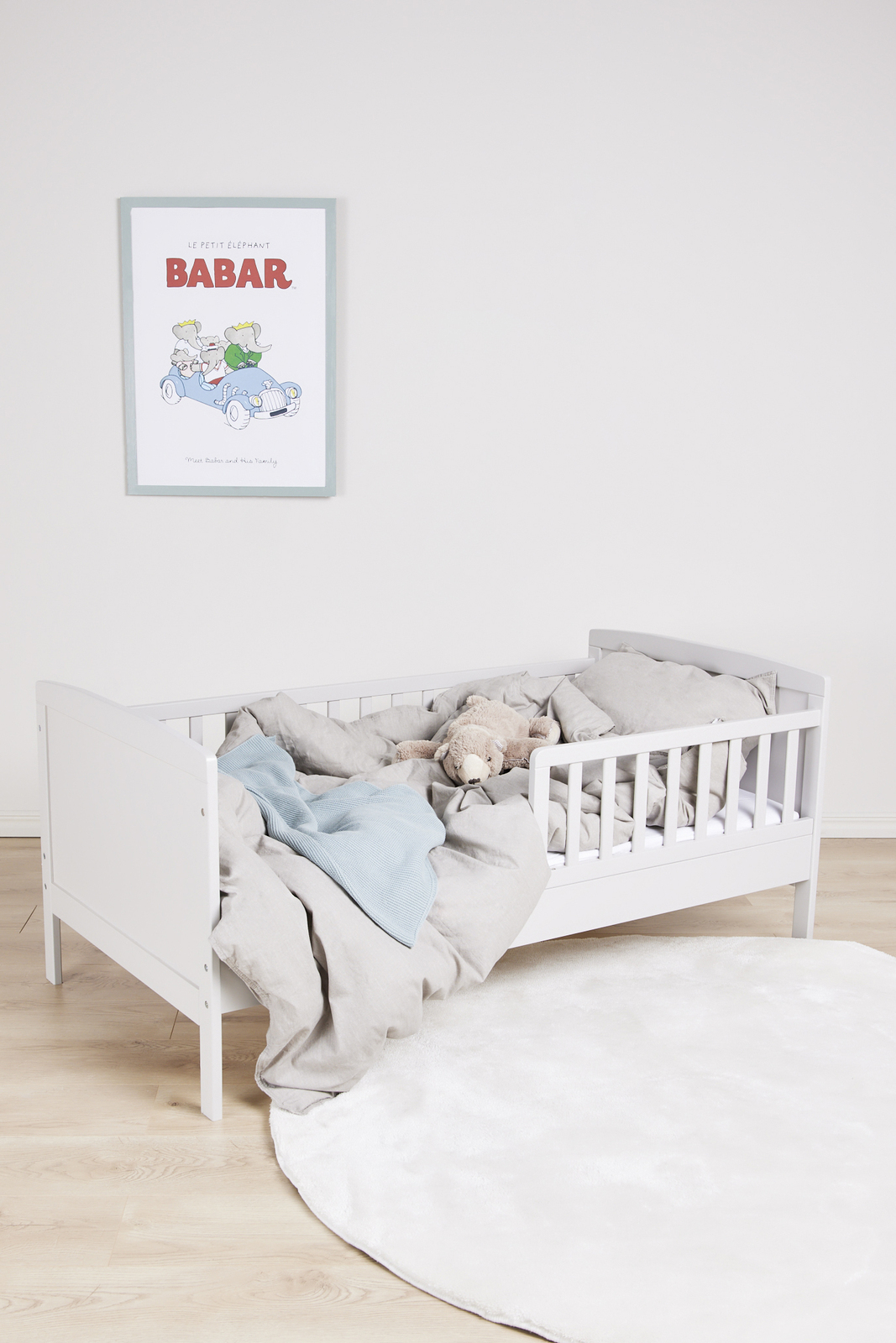 JLY DREAM Juniorseng LOWA 70x140, Varm grå