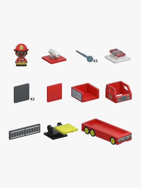 Tile Town Brandbil Magnetsæt 17 Brikker