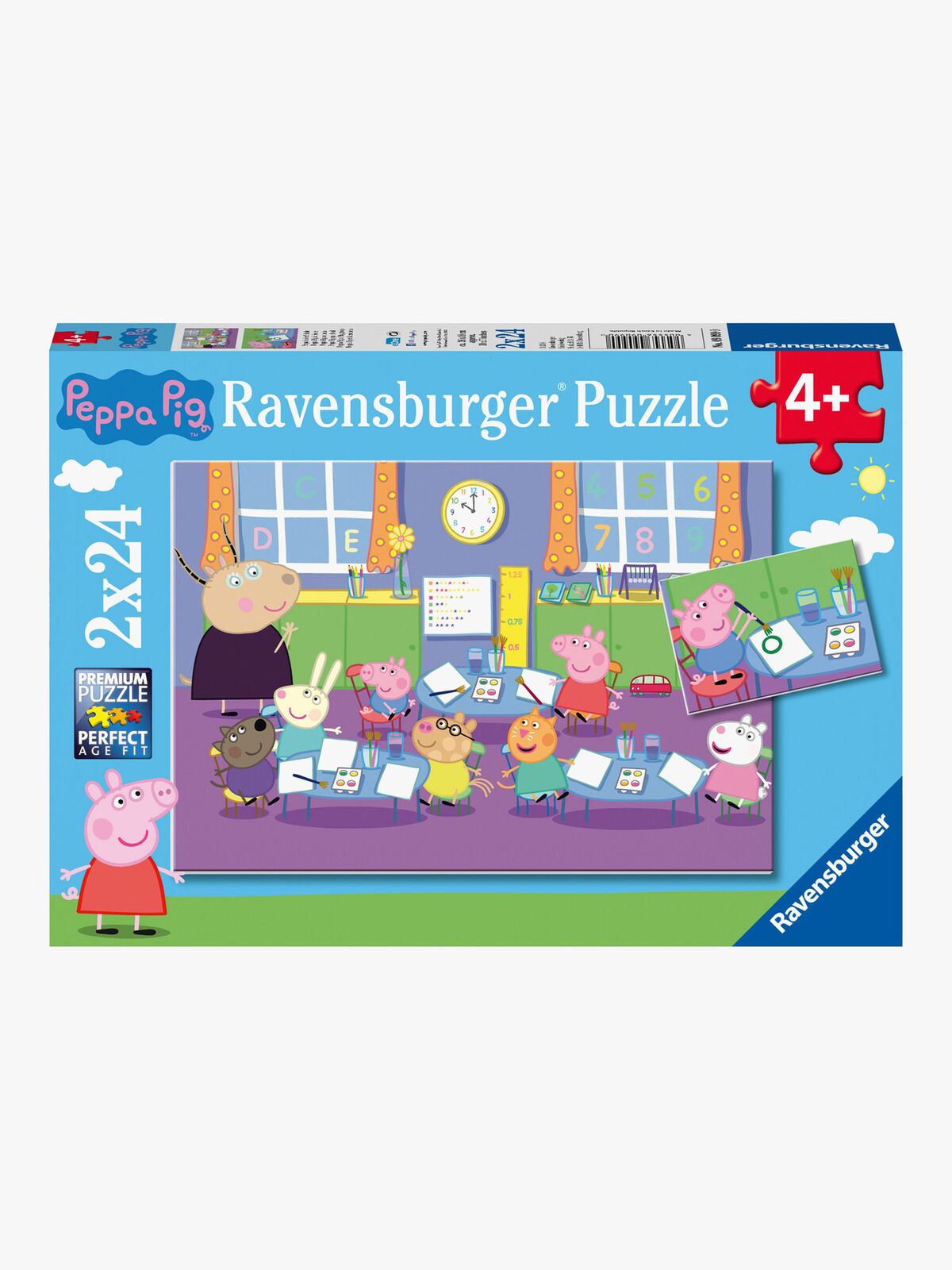 Ravensburger Puslespil Gurli Gris, 2X24 Brikker