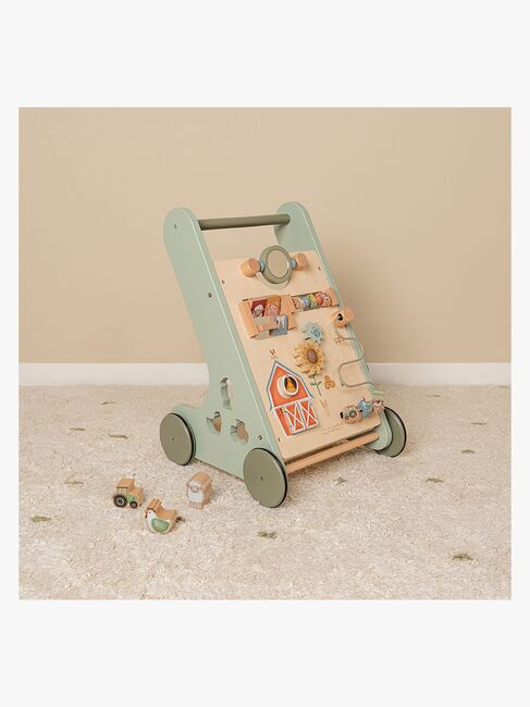 Little Dutch Multiaktivitet Gåvogn Forest Friends, Grøn