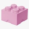 LEGO Opbevaringskasse 4, Design Collection, Lyserød