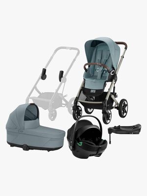 Cybex TALOS S Lux Duovogn inkl. Axkid GOKID Babyautostol & Base, Stormy Blue