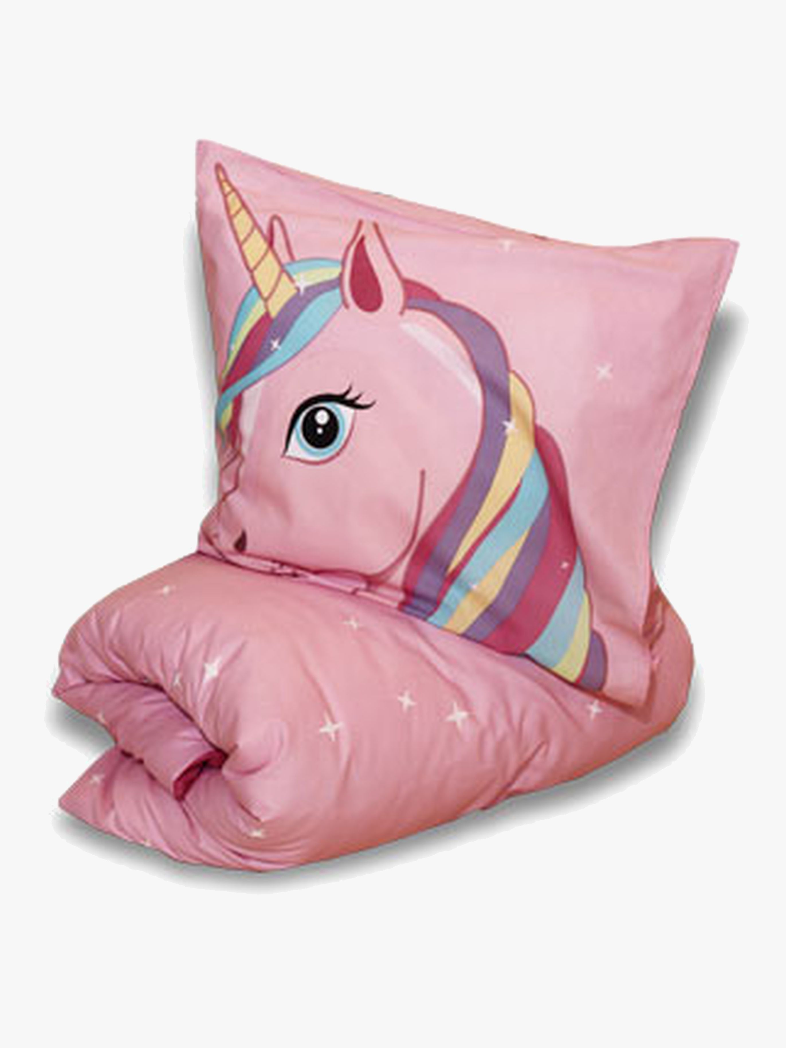 Enhjørning Sengesæt 150x210, Pink