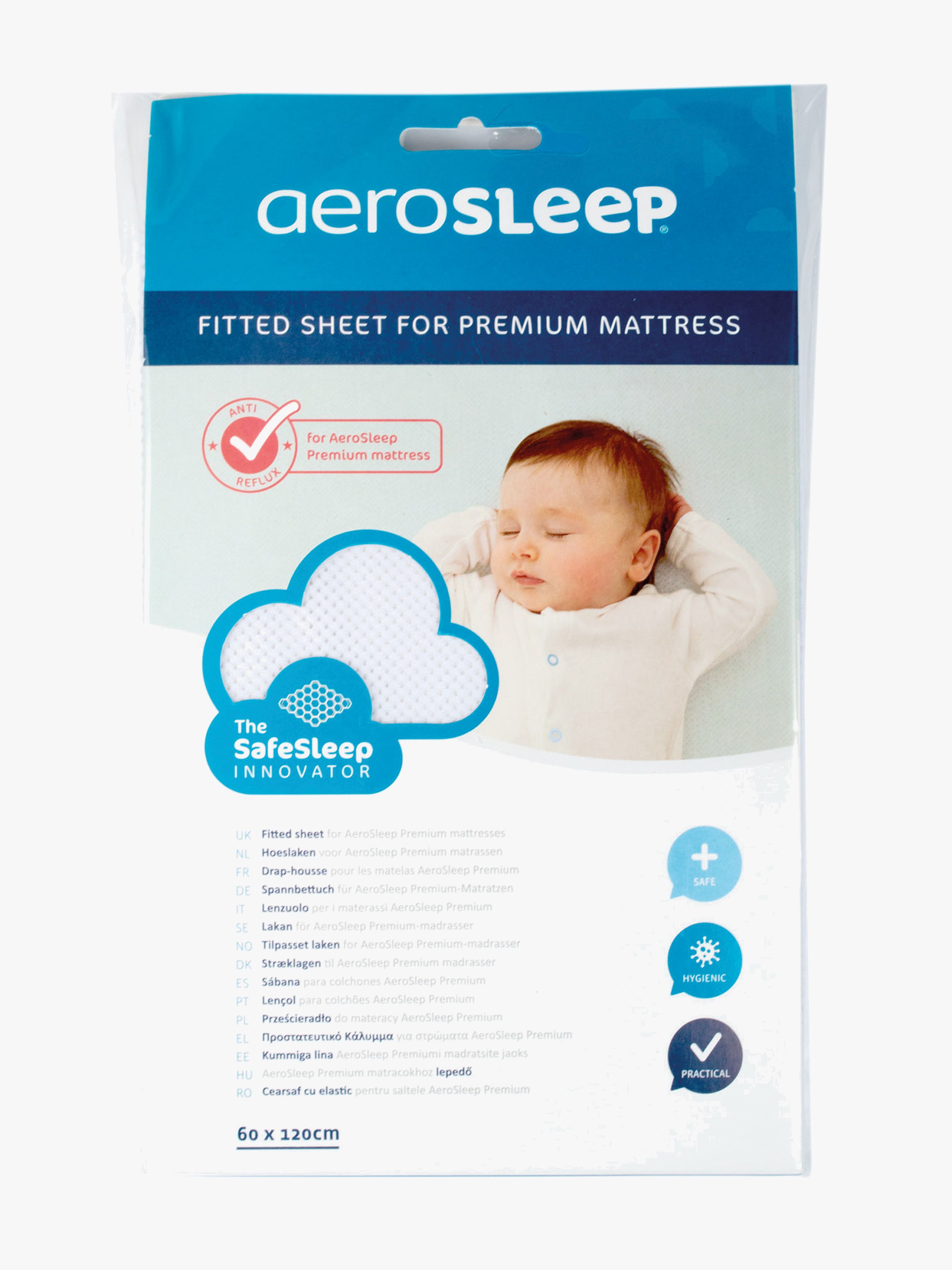 Aerosleep Stræklagen PREMIUM Hvid 60x120